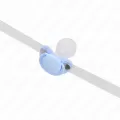 Hellblauer Schnullerform-Sprudel 5,5 X 4 cm Verstellbar 43-60 cm von Kink Collar & Gag