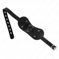 Ball Gag Mundmaske mit Schloss Verstellbar 42-60 cm von Kink Collar & Gag