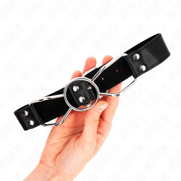 Spider Mouth Gag 60 X 3 cm Grösse M 4,5 cm von Kink Collar & Gag | Fesselliebe.de