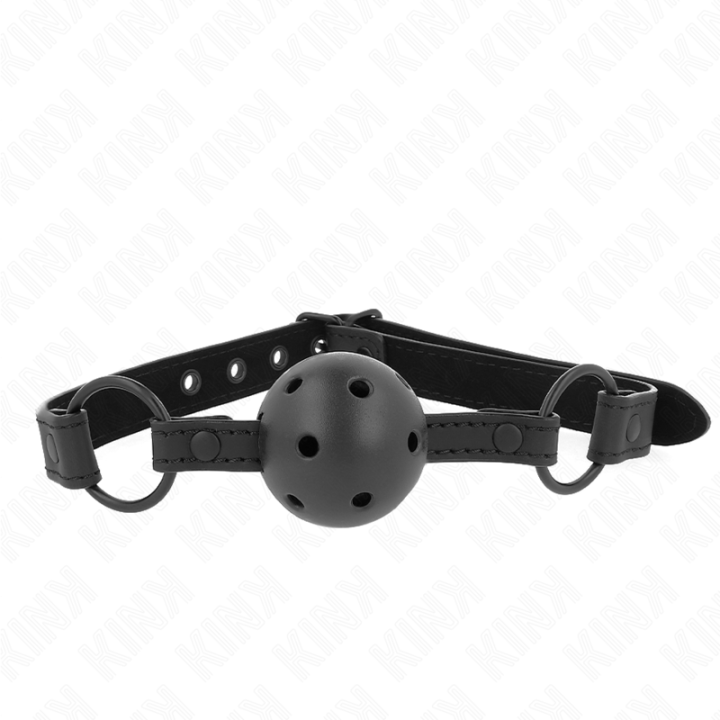 Neoprenball 4,5 cm Knebel 63,5 X 2 cm Verstellbar 41 X 59 cm von Kink Collar & Gag | Fesselliebe.de