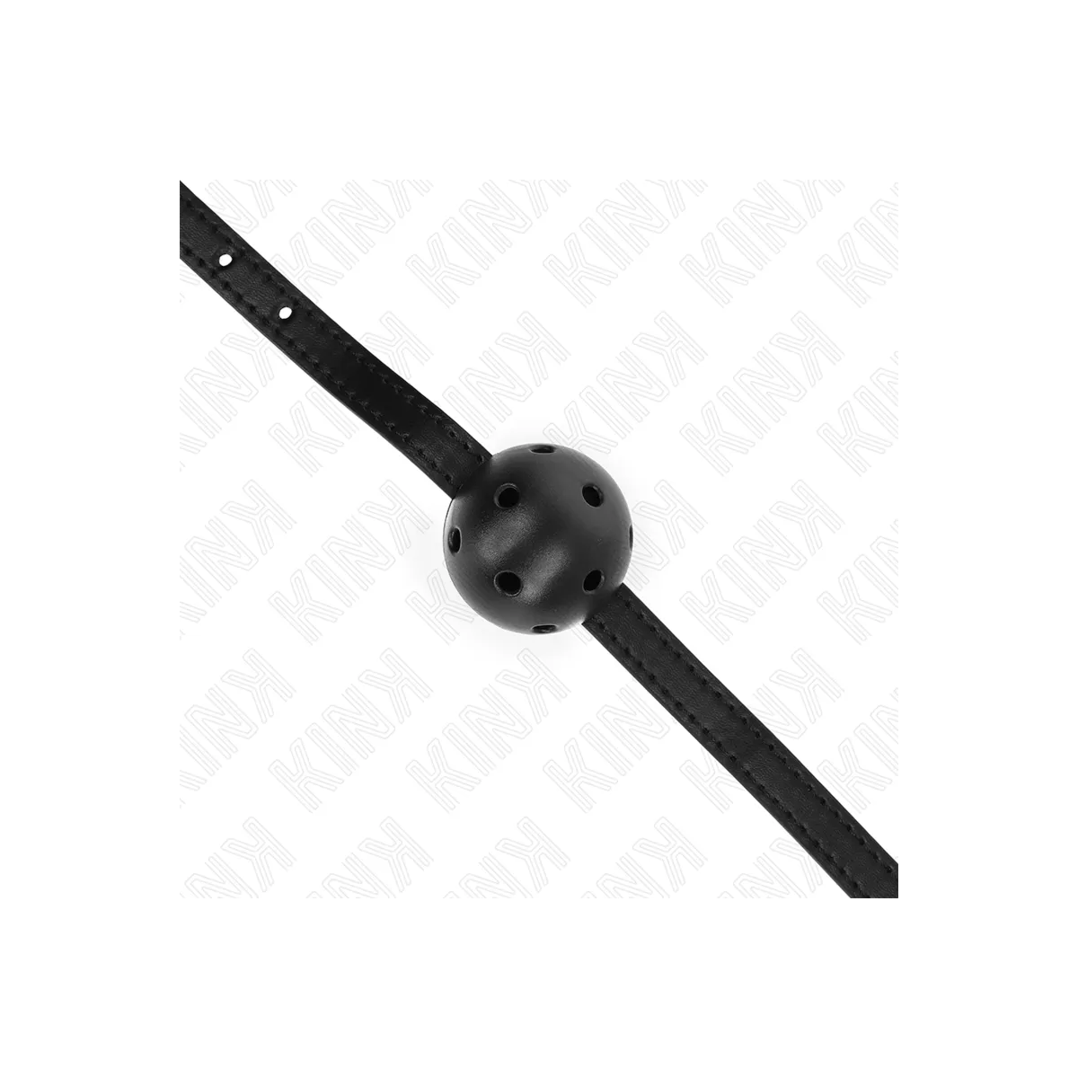 Simplicity Schwarzer Atmungsaktiver Ball 4,5 cm Gag 62 X 1,5 cm von Kink Collar & Gag | Fesselliebe.de