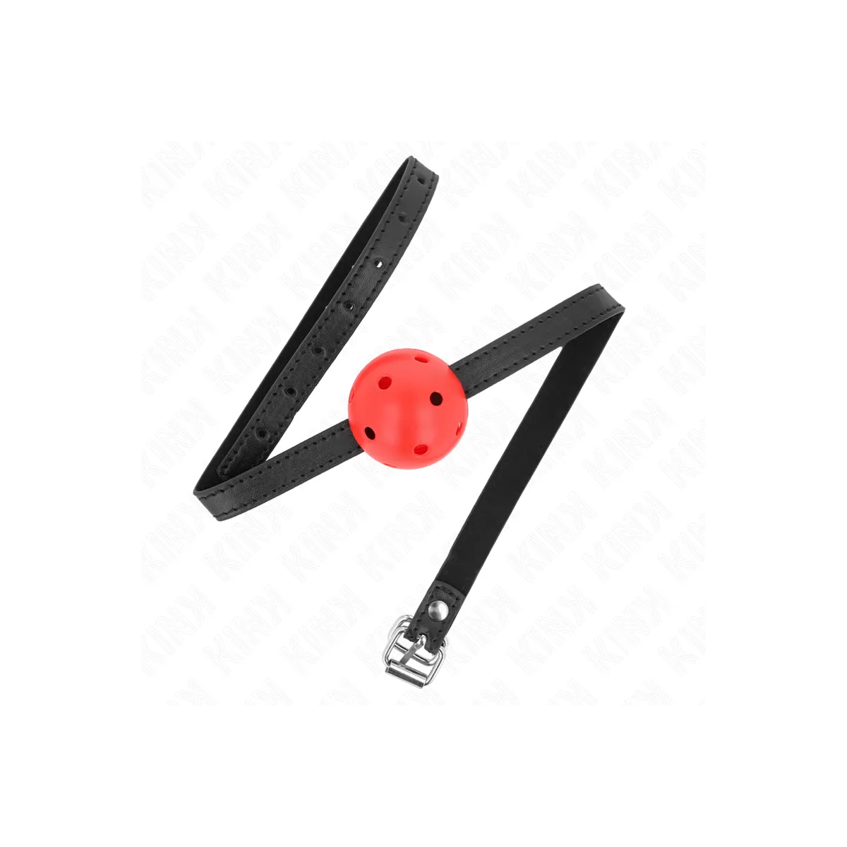 Simplicity Rot Atmungsaktiver 4,5 cm Ballgag 62 X 1,5 cm von Kink Collar & Gag | Fesselliebe.de