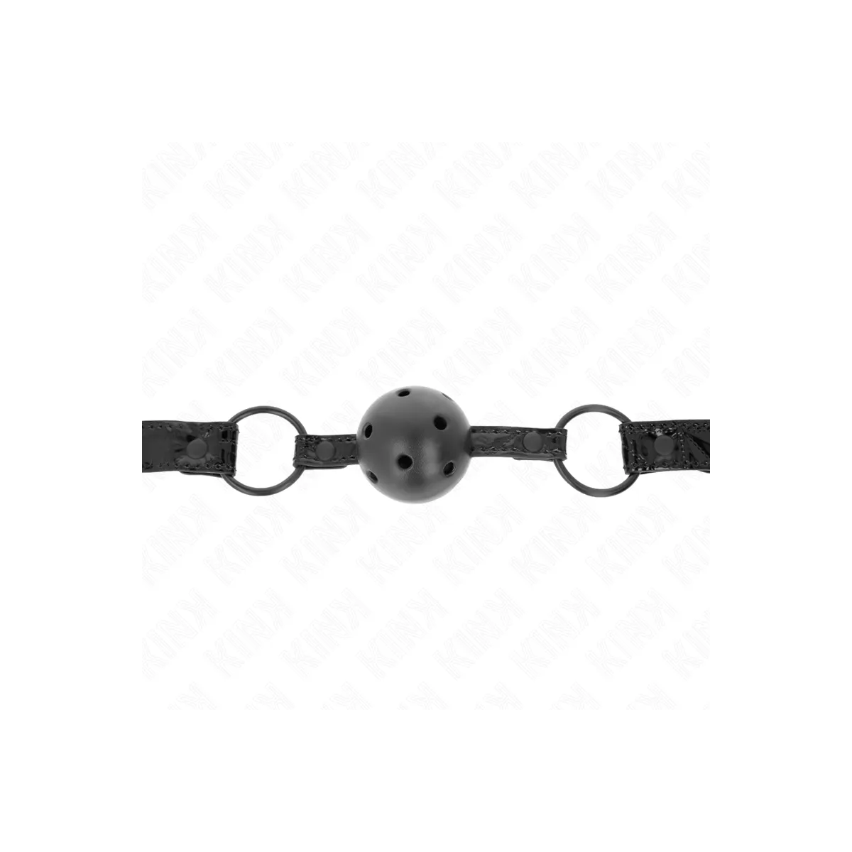 Rautenmuster-Ball 4,5 cm Gag Modell 3 64,5 cm Verstellbar 42-60 cm von Kink Collar & Gag | Fesselliebe.de