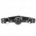 Weicher und Fester Kugelkopf 4 cm mit Kunstlederband 62 X 2,5 cm Verstellbar 42-58 cm von Kink Collar & Gag