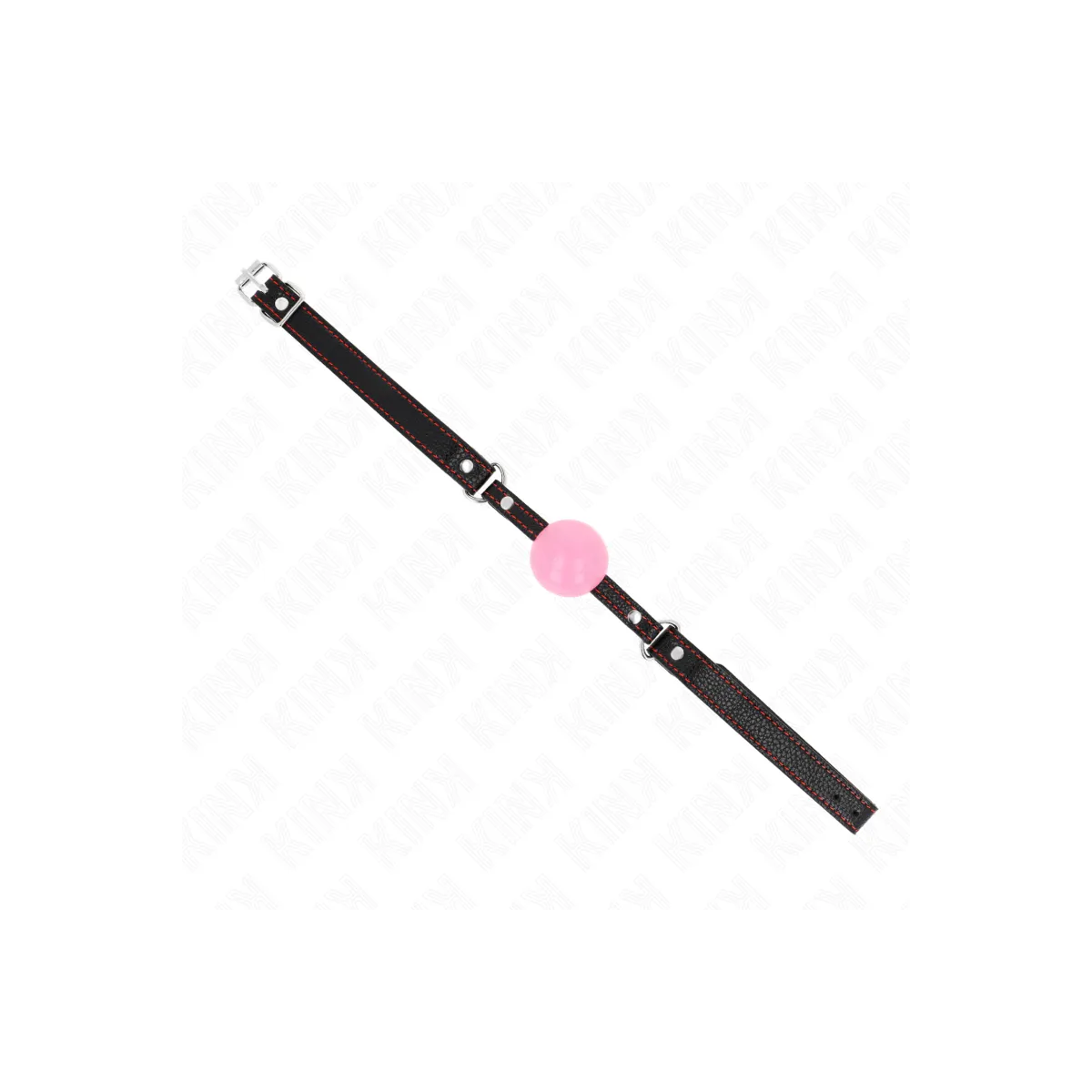 Roségold-Kugel 4 cm Knebel 60 X 2 cm von Kink Collar & Gag | Fesselliebe.de