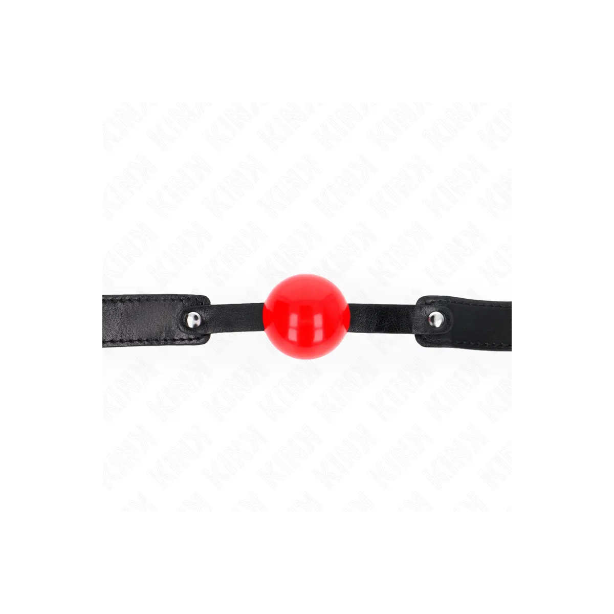 Soft Tpe Ball 4 cm Gag Modell 1 66 X 2,5 cm Verstellbar 41-61 cm von Kink Collar & Gag | Fesselliebe.de