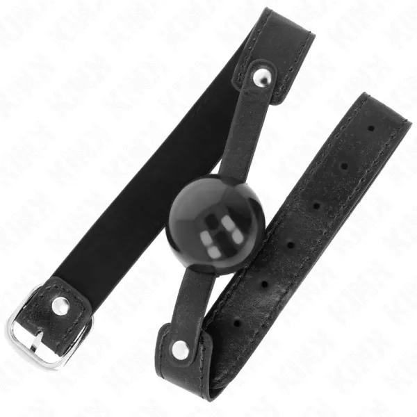 Weicher Tpe-Ball 4 cm Gag Modell 2 65 X 2,5 cm von Kink Collar & Gag | Fesselliebe.de