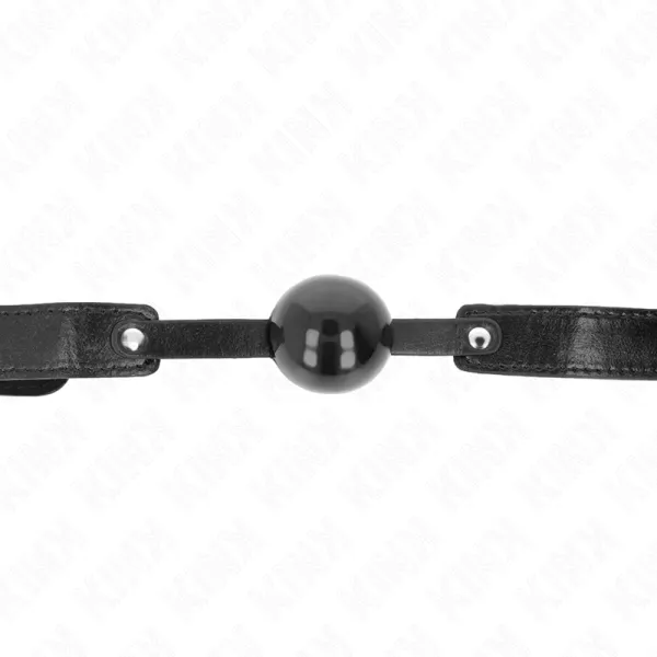 Weicher Tpe-Ball 4 cm Gag Modell 2 65 X 2,5 cm von Kink Collar & Gag | Fesselliebe.de