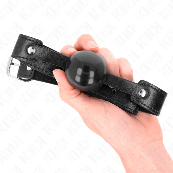Weicher Tpe-Ball 4 cm Gag Modell 2 65 X 2,5 cm von Kink Collar & Gag | Fesselliebe.de