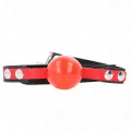 Soft Tpe Ball 4 cm Gag Modell 4 60 X 2 cm Verstellbar 37-52 cm von Kink Collar & Gag