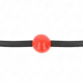 Roter Einzelner Fester Ball 4 cm Gag 65 X 1,5 cm von Kink Collar & Gag