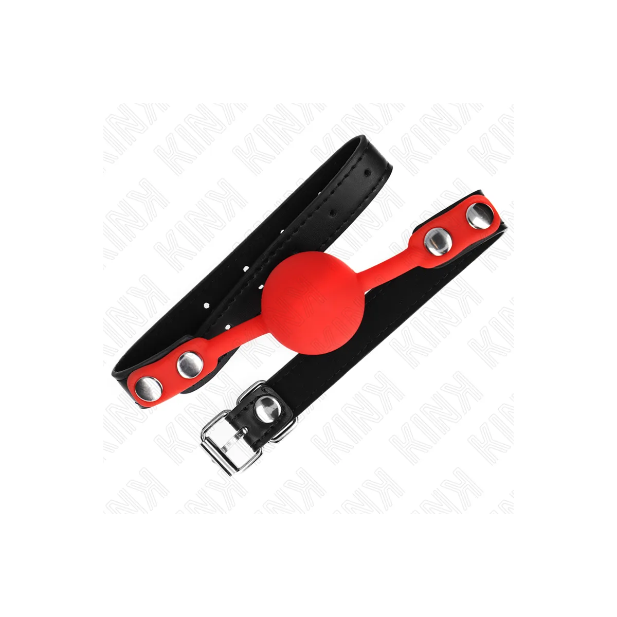 Roter Silikonball 4 cm Knebel 60 X 2 cm von Kink Collar & Gag | Fesselliebe.de