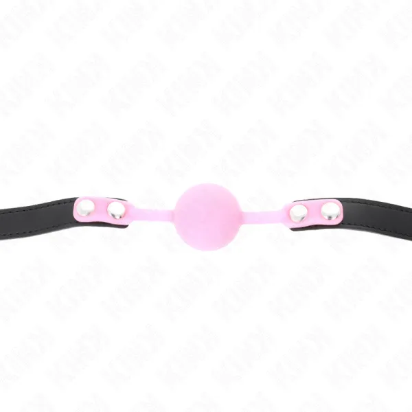 Leuchtender Silikonball 4 cm Knebel 60 X 2 cm von Kink Collar & Gag | Fesselliebe.de