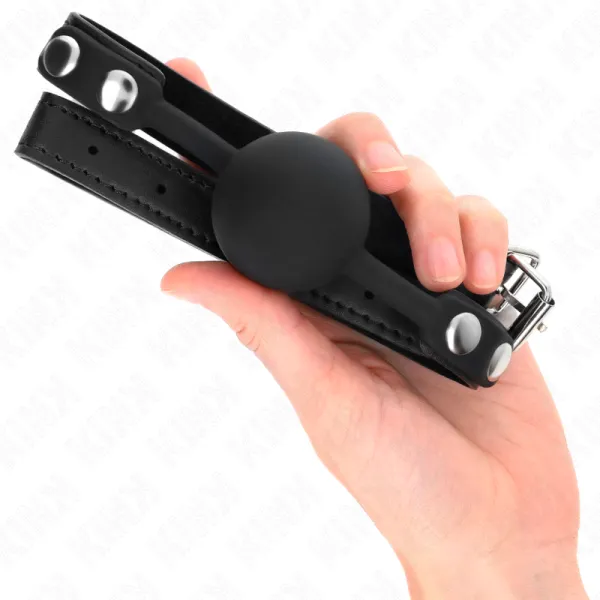 Silikonball 4 cm Gag Modell 1 60 X 2 cm von Kink Collar & Gag | Fesselliebe.de