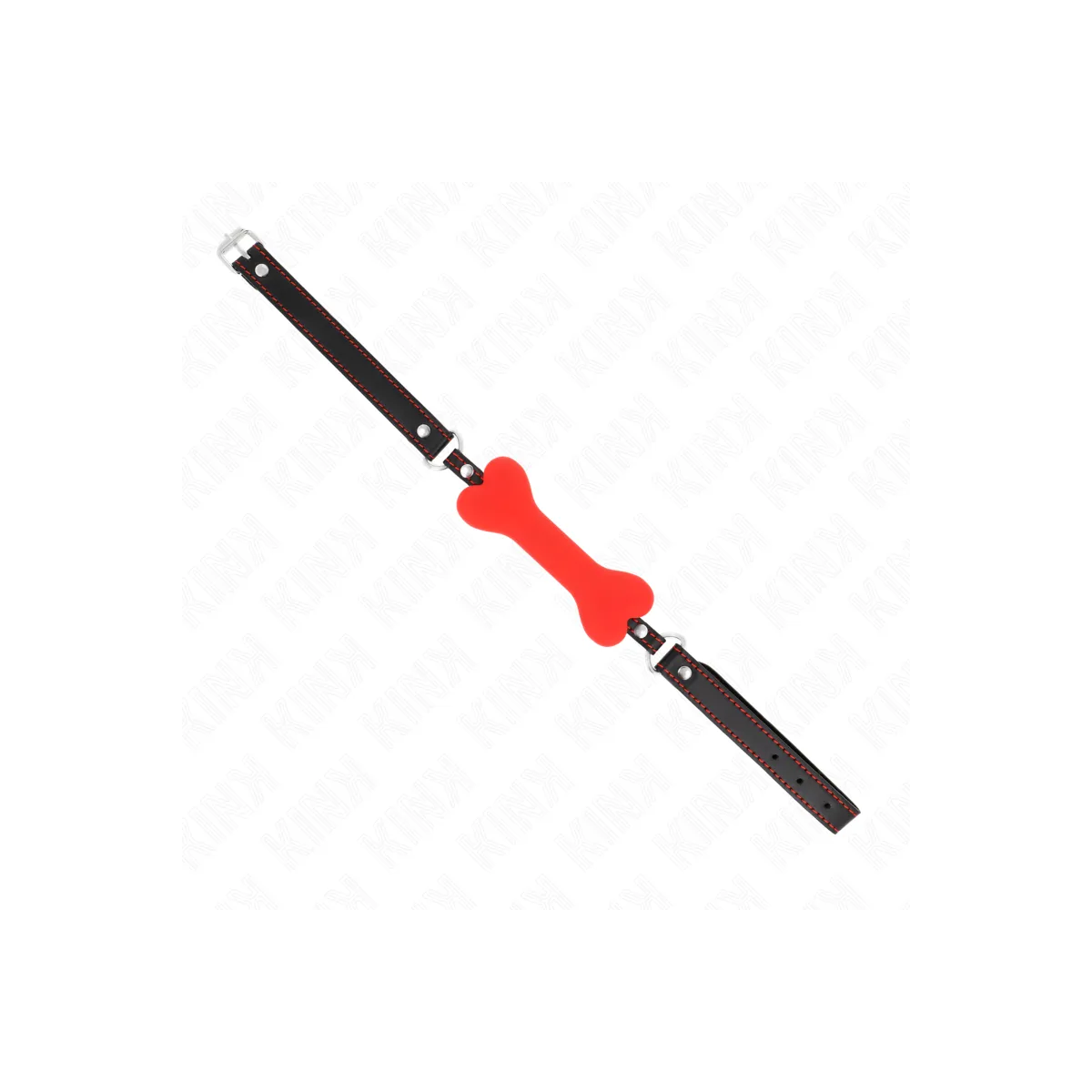 Roter Knochen 12 cm Gag 63 X 2 cm von Kink Collar & Gag | Fesselliebe.de