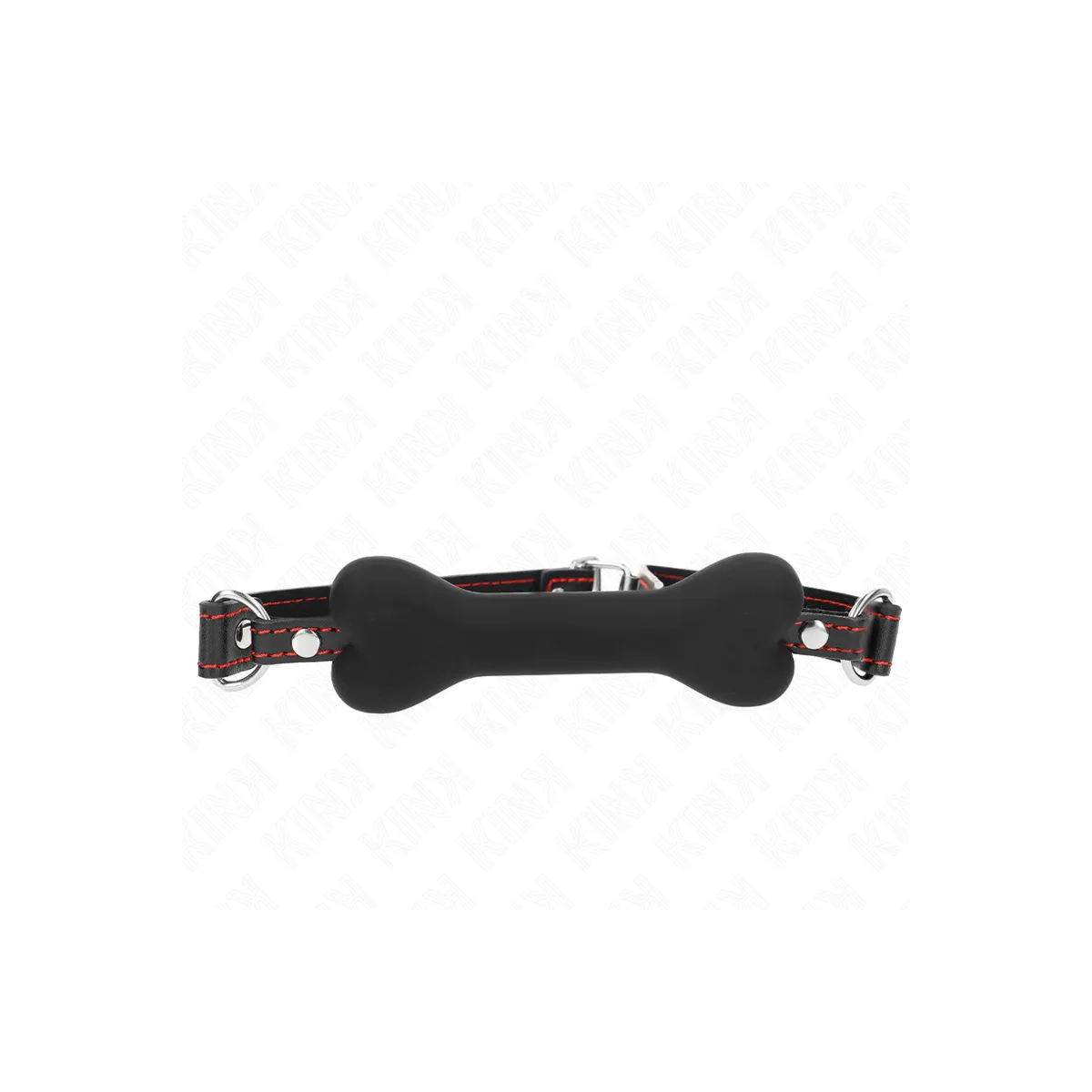 Schwarzer Knochen 12 cm Gag 63 X 2 cm von Kink Collar & Gag | Fesselliebe.de