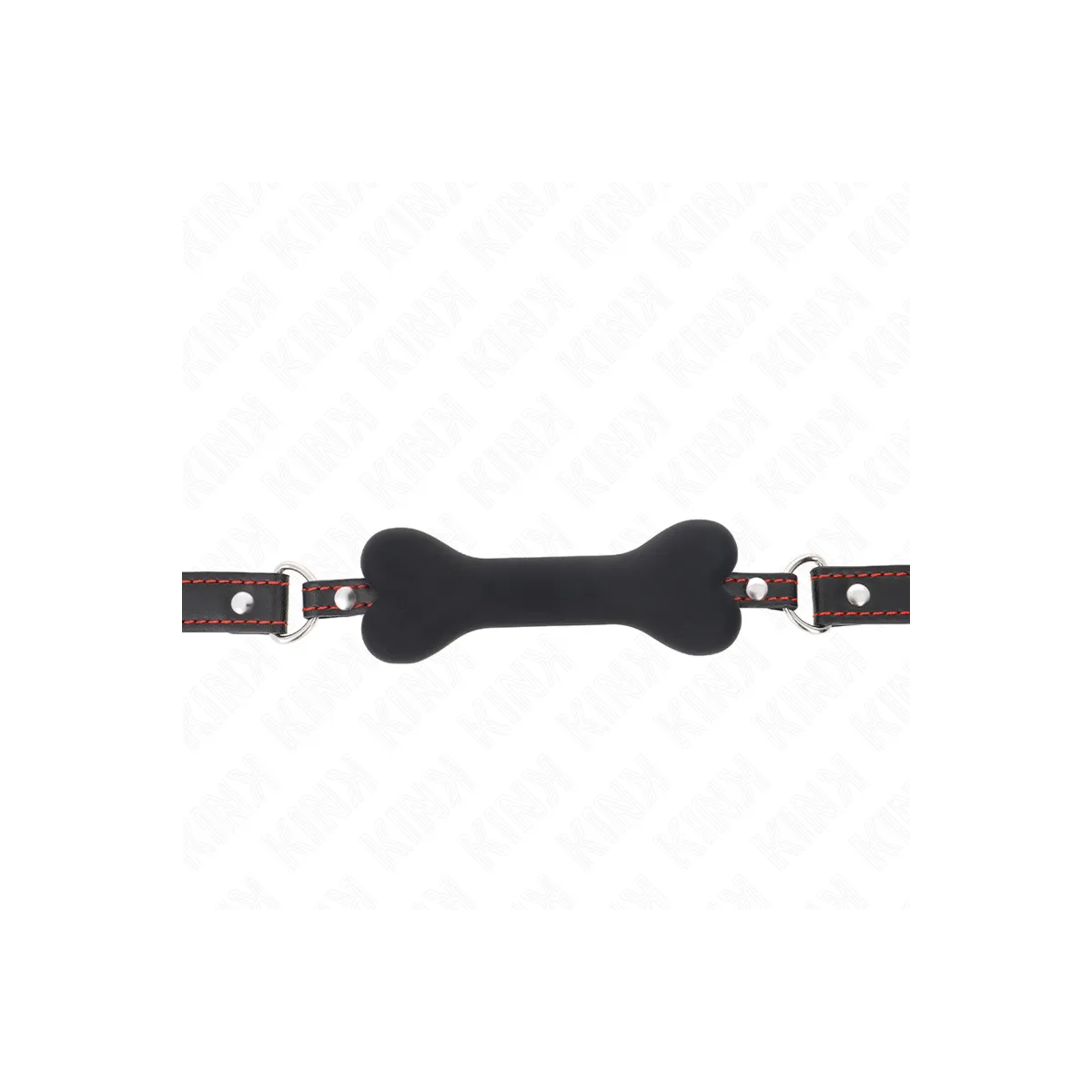 Schwarzer Knochen 12 cm Gag 63 X 2 cm von Kink Collar & Gag | Fesselliebe.de