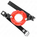Lip 8 cm Knebel mit Rotem Kunstlederband 63 X 2 cm Verstellbar 39-58 cm von Kink Collar & Gag