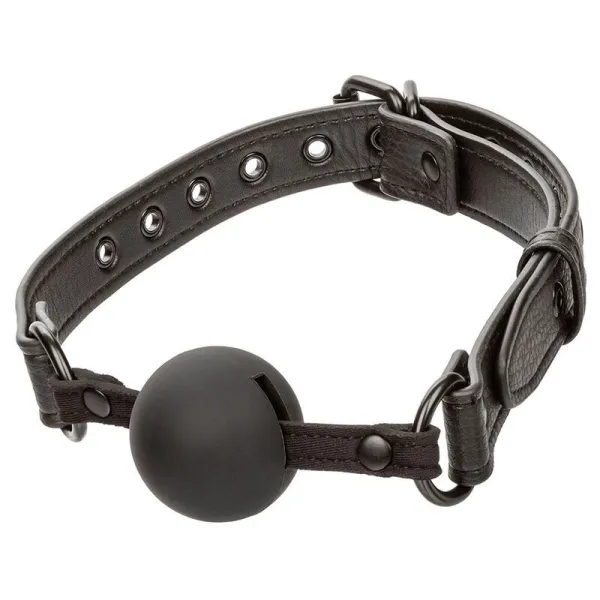 Nocturnal Ball Gag Silikon Schwarz von Calexotics | Fesselliebe.de