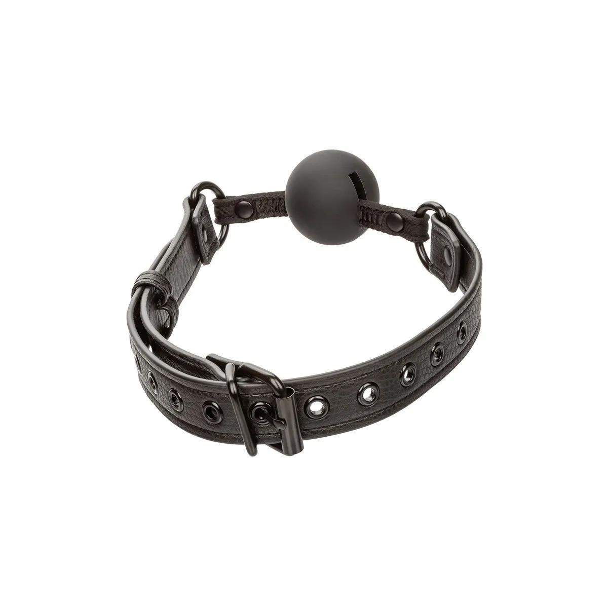 Nocturnal Ball Gag Silikon Schwarz von Calexotics | Fesselliebe.de