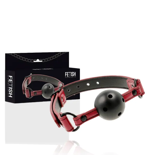 Atmungsaktiver Gag von Fetish Submissive Dark Room | Fesselliebe.de