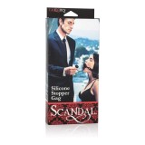 Scandal -GAG mit Schwarzem Silikon-Plug von Calexotics | Fesselliebe.de