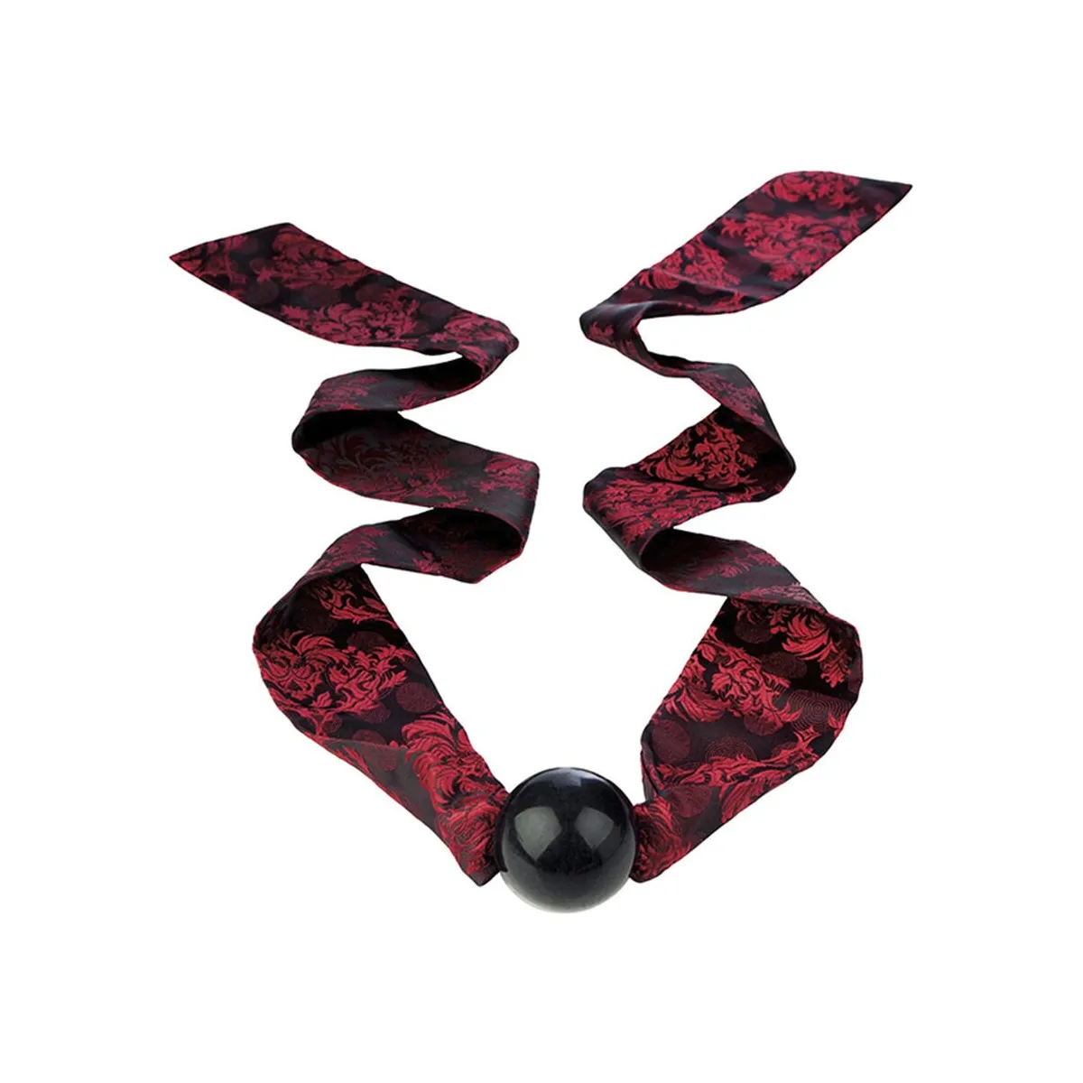 Scandal Ball Gag mit Schwarz/Roter Schleife von Calexotics | Fesselliebe.de