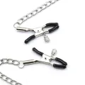 Black Ball Gag With Nipple Clamps von Ohmama Fetish