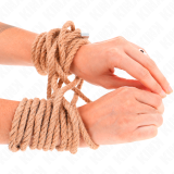 Hanfseil mit Metallkopf 5 Meter von Kink Rope Arts | Fesselliebe.de