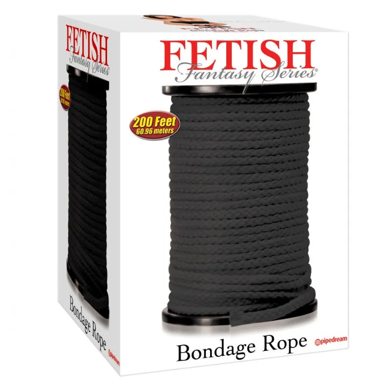 Bondageseil Schwarz 60,96 Meter von Fetish Fantasy Series | Fesselliebe.de