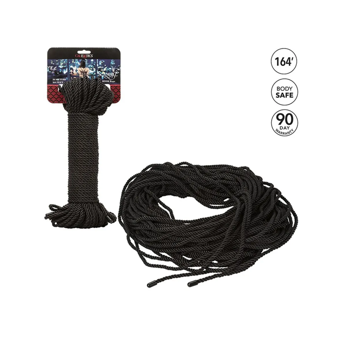 Scandal Schwarzes Bdsm-Seil 50 M von Calexotics | Fesselliebe.de