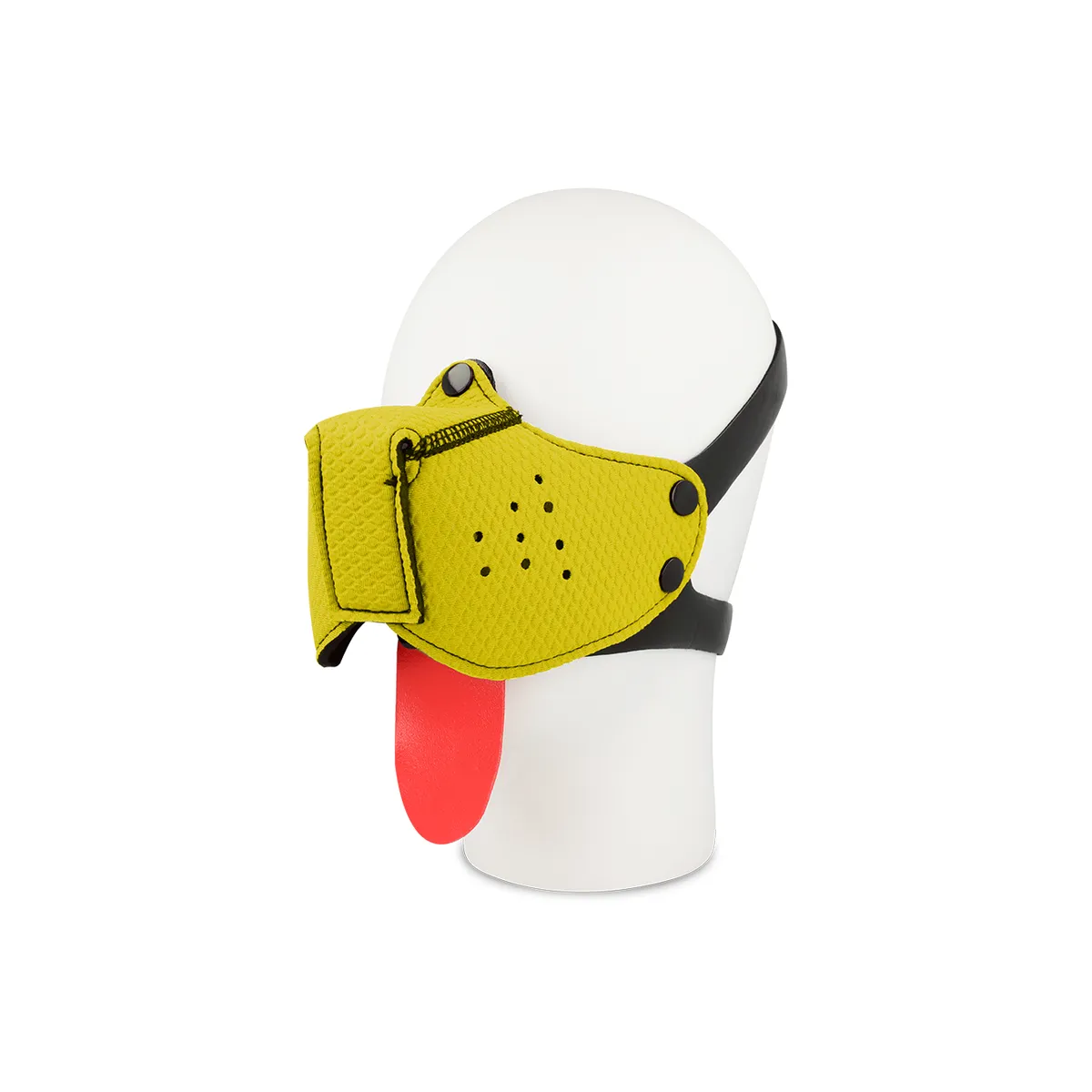 Hunde Maulkorb - Gelb von Ohmama Fetish | Fesselliebe.de