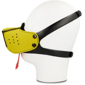 Hunde Maulkorb - Gelb von Ohmama Fetish