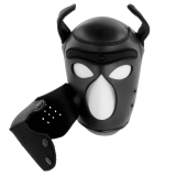 Neopren-Hundemaske mit Abnehmbarer Maule M von Darkness Bondage | Fesselliebe.de