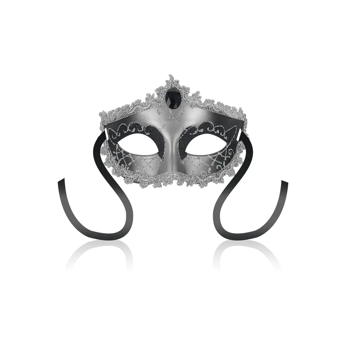 Masken Schwarze Diamondgrau Maske von Ohmama Masks | Fesselliebe.de