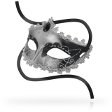 Masken Schwarze Diamondgrau Maske von Ohmama Masks | Fesselliebe.de