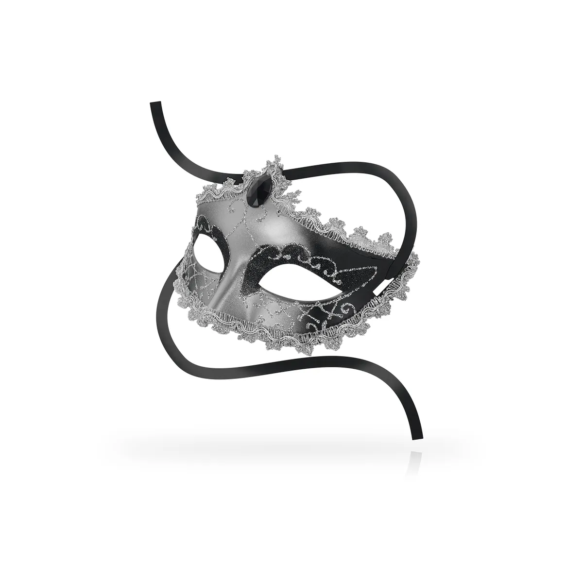Masken Schwarze Diamondgrau Maske von Ohmama Masks | Fesselliebe.de