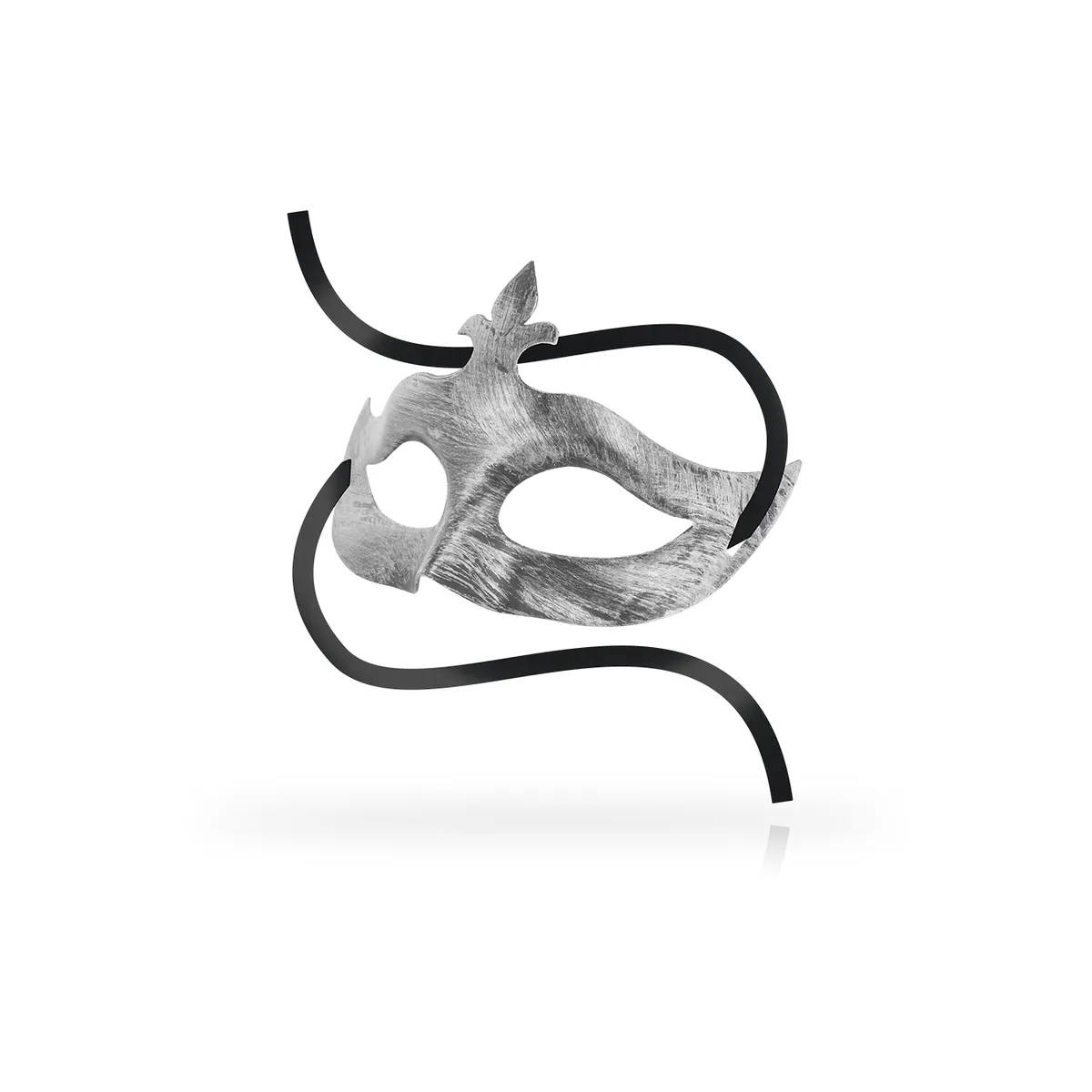 Masken Flower De Lis Silber Maske von Ohmama Masks | Fesselliebe.de
