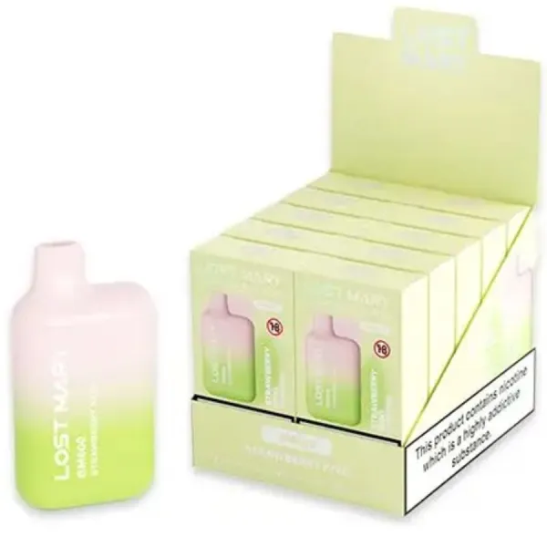 Bm600 Nikotin-Vaper 2% Einweg Erdbeere Kiwi von Lost Mary | Fesselliebe.de