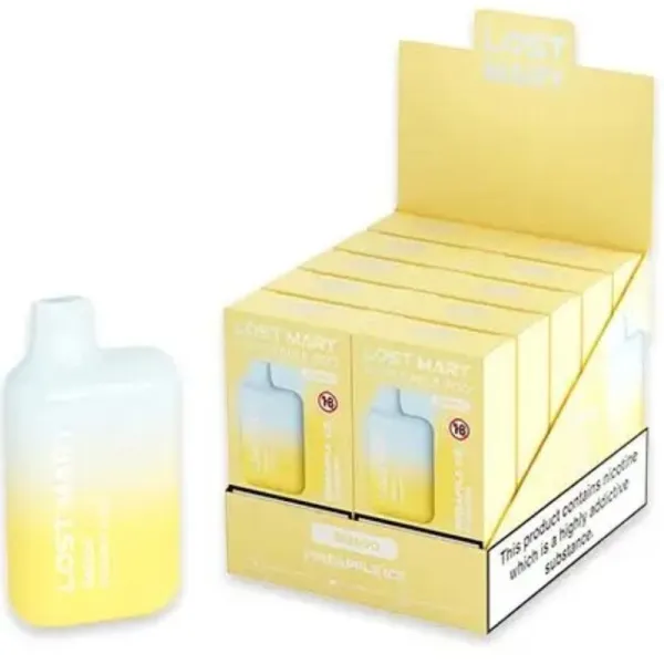 Bm600 Nicotine Vaper 2% Einweg ananas Eis von Lost Mary | Fesselliebe.de