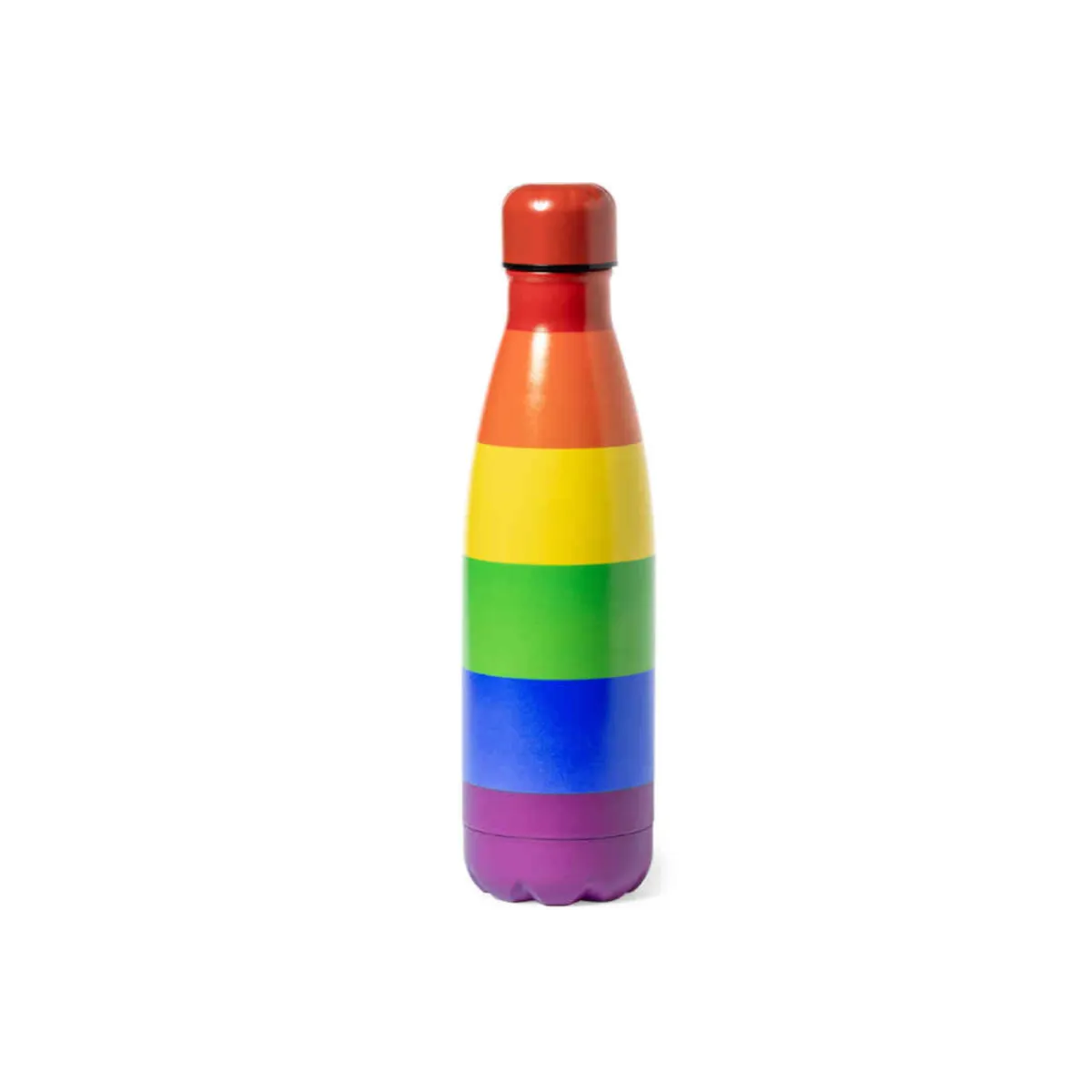 Metallic-Warmwasserheizung mit der Lgbt-Flagge von Pride | Fesselliebe.de
