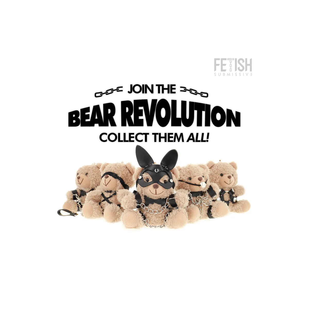 Mishka Teddybär Bdsm Modell 5 von Fetish Submissive Rebel Toys | Fesselliebe.de