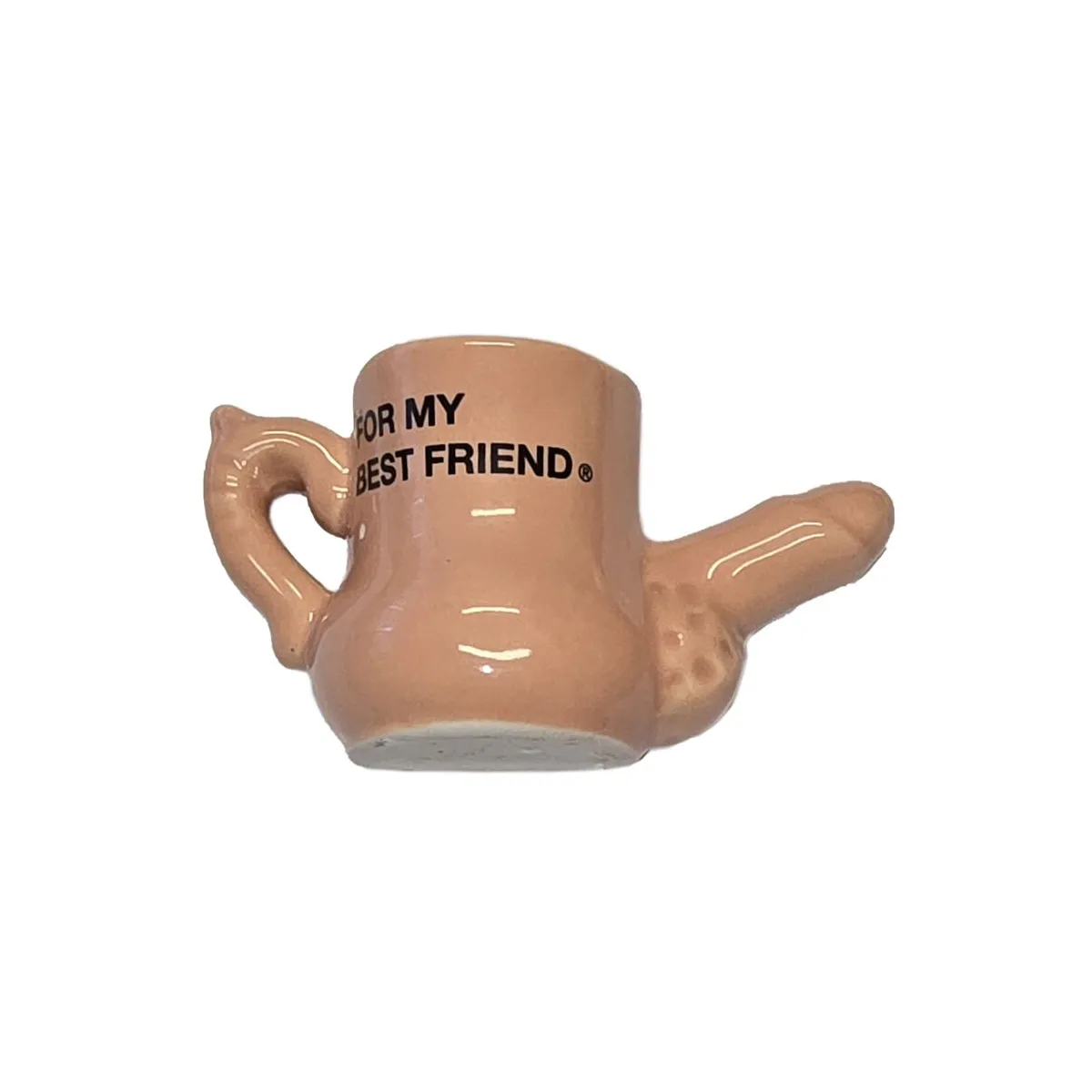 Keramik-Becher-Magnet mit Erhobenem Penis „FÜR Meinen Besten Freund“ von Diablo Picante | Fesselliebe.de