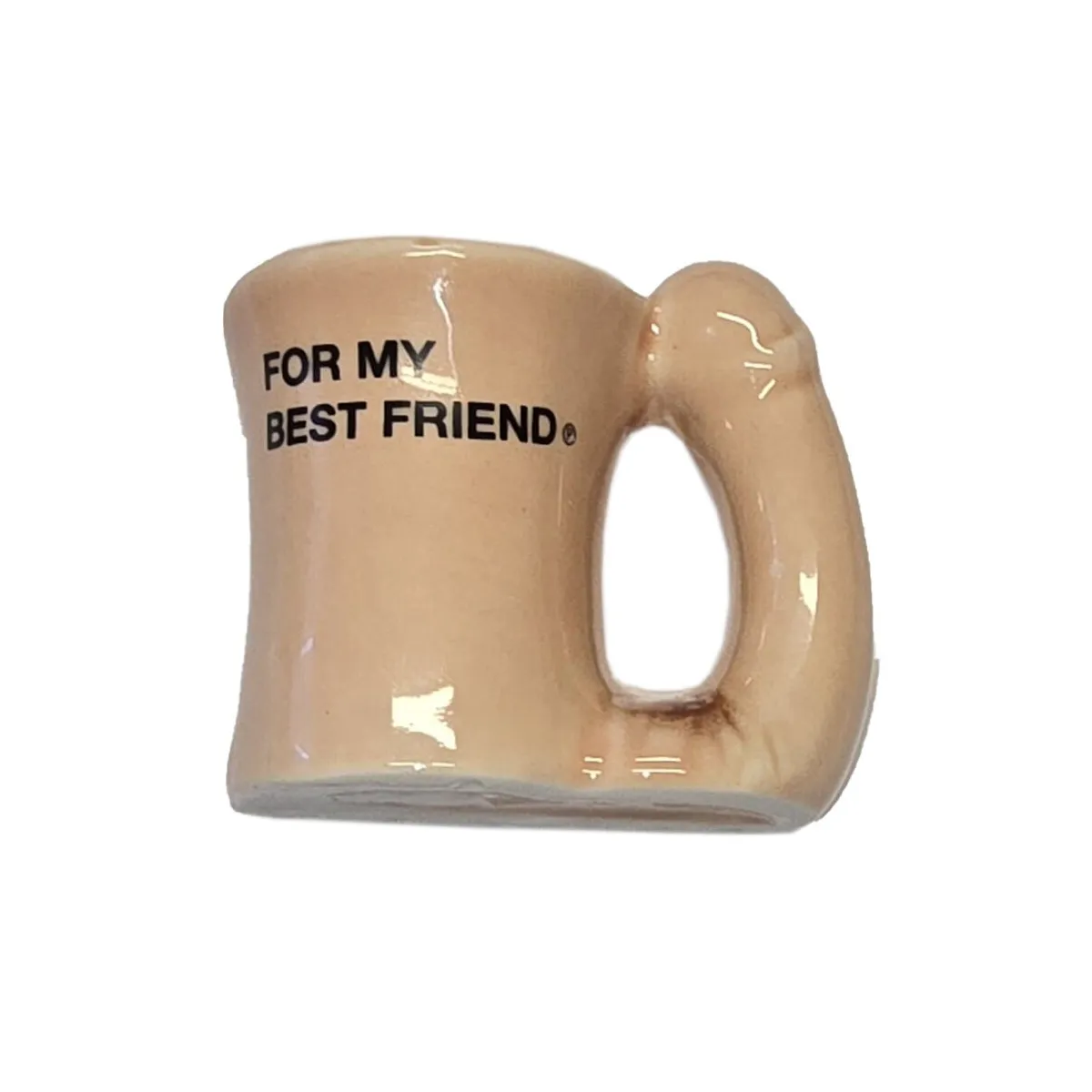Keramikbecher-Magnet mit Penisgriff „FÜR Meinen Besten Freund“ von Diablo Picante | Fesselliebe.de