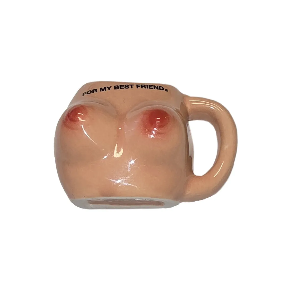 Brustmagnet Im Keramikbecher „FÜR Meine Beste Freundin“ von Diablo Picante | Fesselliebe.de