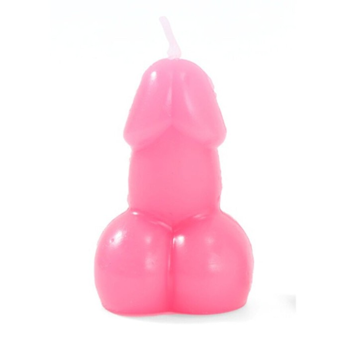 Penisförmige Kerze In Fuchsia von Diablo Picante | Fesselliebe.de