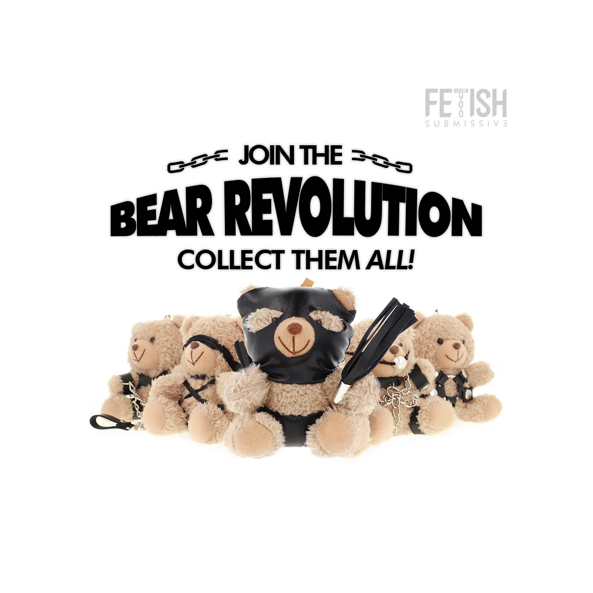 Luno Bdsm Teddybär Modell 7 von Fetish Submissive Rebel Toys | Fesselliebe.de