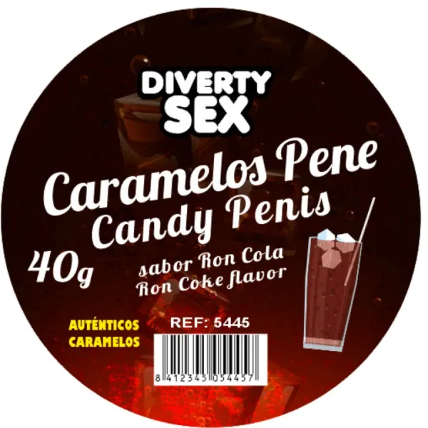 20 Penis-Süssigkeiten mit Ron-Cola-Aroma von Diablo Picante | Fesselliebe.de