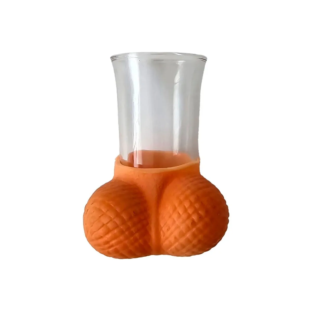 Shotglas aus Glas mit natürlichen Eiern von Diablo Picante | Fesselliebe.de