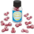 Glas mit 12 Erdbeer-/Kirsch-Bonbons In Penisform von Diablo Picante